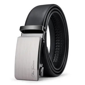 OYIFAN Men’s Leather Belt With Automatic - Adjustable Waistband - Multi Design