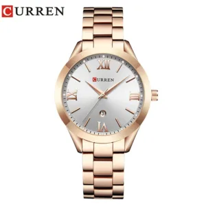 CURREN's Retro Watch For Women - Rose White