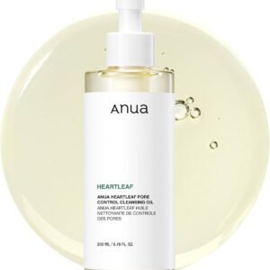 ANUA Heartleaf Pore Control Cleansing Oil, Oil Cleanser for Face, Makeup Blackhead Remover, Korean Skin Care, Original, 200ml/6.76 fl oz